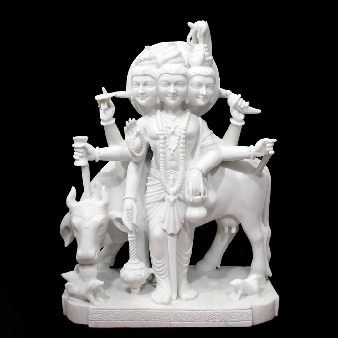 Dattatreya Marble Statue